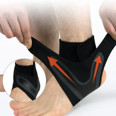 Ankle Support Brace,Elasticity Free Adjustment Protection Foot Bandage,Sprain Prevention Sport Fitness Guard Band