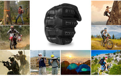 Tactical Rubber Hard Knuckle Full Finger Gloves Military Army Paintball Airsoft Bicycle Combat PU Leather Glove Men
