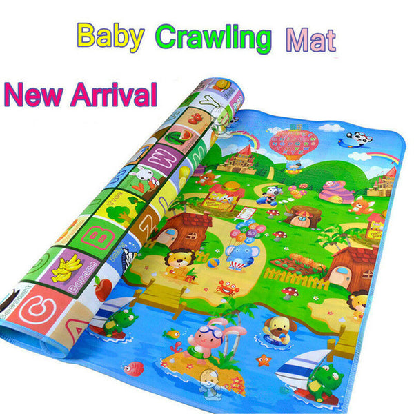Hot Baby Kid Toddler Crawl Play Game Picnic Carpet Animal Letter Alphabet Farm Mat