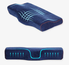Memory Foam Pillow Luxury Firm Head Back Orthopaedic Neck Support Pillow