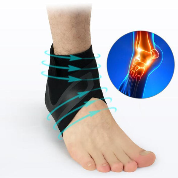 Ankle Support Brace,Elasticity Free Adjustment Protection Foot Bandage,Sprain Prevention Sport Fitness Guard Band